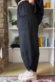 Lagen Shelby Barrel Pant Black 